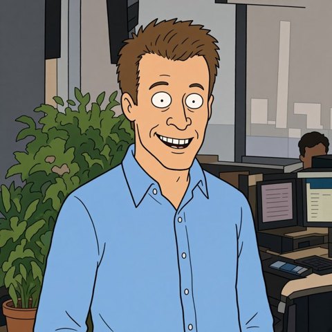 Cartoon of Ronan O'Connor